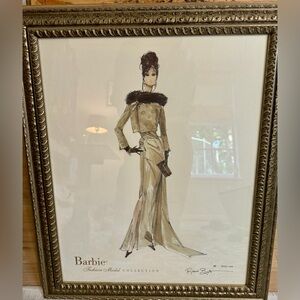 Framed Limited Edition Barbie™ Fashion Model Collection Print   – #441/1000 ✨